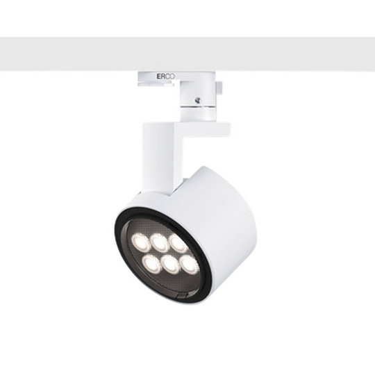 ERCO Parscan 230V kohdevalo 12W Flood 930 vaalea