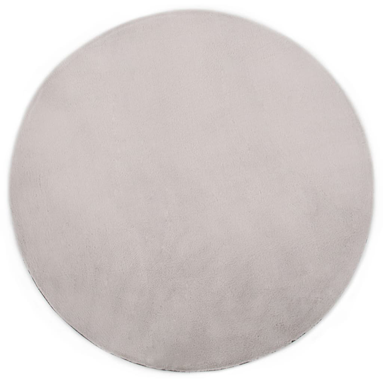 vidaXL Matto 80 cm jäniksen tekonahka harmaa