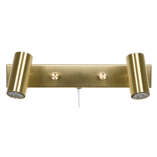 Cato double LED (Brass / Kulta)