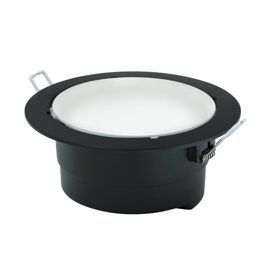 Teresa 160 -LED-alasvalo, GX53, CCT, 7W, musta