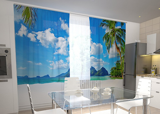 Pimennysverho BEACH BEHIND THE WINDOW 200x120 cm