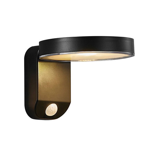 Aurinkokäyttöinen LED-seinävalo Rica Round, pyöreä