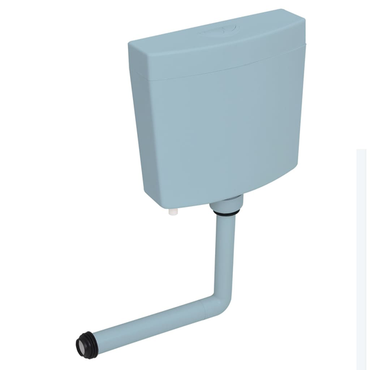 vidaXL WC vesisäiliö 3/6 l sininen