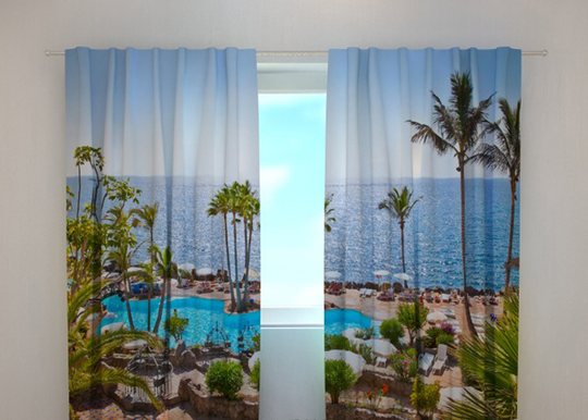 Läpinäkyvä verho HOTEL 240x220 cm