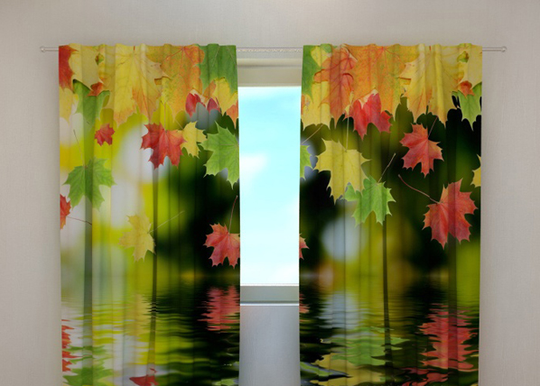 Pimentävä verho LEAVES OVER THE WATER 240x220 cm