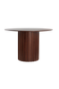 CORTONA ruokapöytä ø 120 cm Ruskea