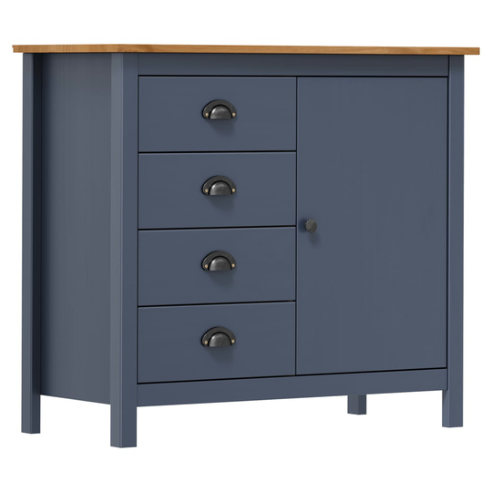 vidaXL Senkki Hill Range harmaa 91x40x80 cm täysi mänty