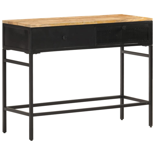 vidaXL Senkki 100x35x77 cm täysi karkea mangopuu