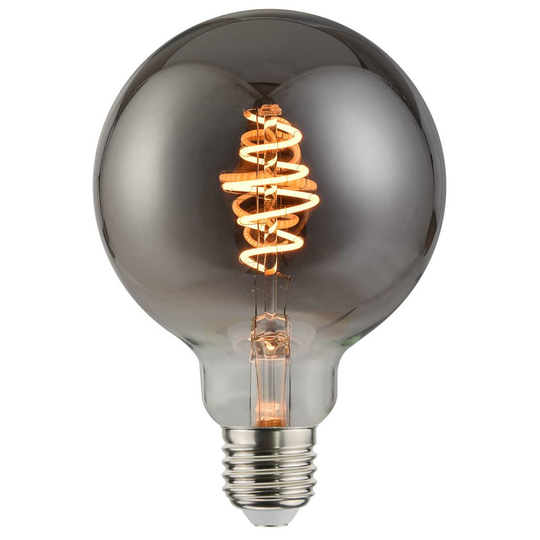 E27 125mm Globe Smoke-colored 5W dimmable