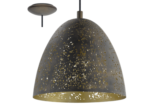 Safi taklampa 27,5cm (Tan / ruskea)