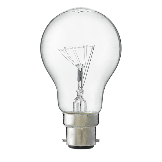 B22 Normallampa klar 15W