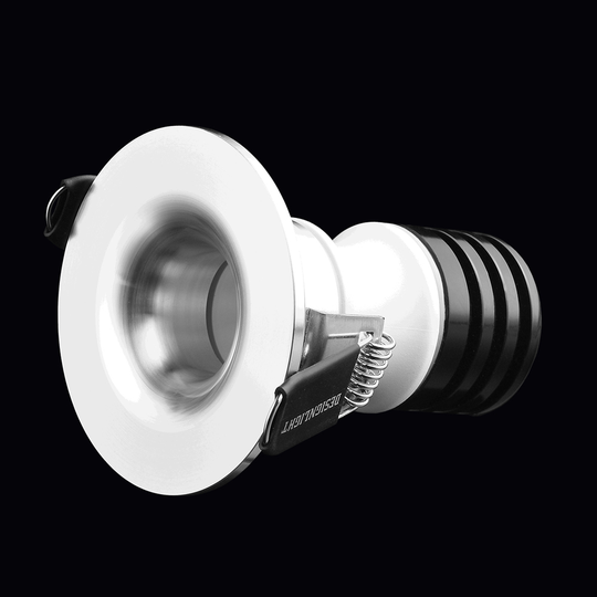 Downl D-LS1017 4,3W 3000K IP44 Alu inkl. drivdon