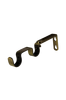 Kiinnike kaksitankoiselle verhotangolle 16/19 mm