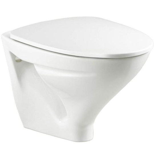 Ifö Sign 687506509 WC-istuin ilman huuhtelusäiliötä seinään kiinnitettävä, pehmeällä kannella