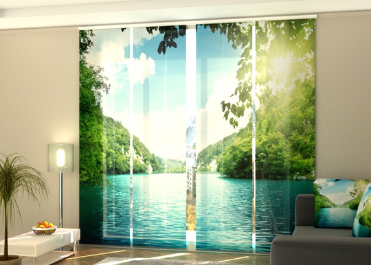 Puolipimentävä paneeliverho Lake 240x240 cm