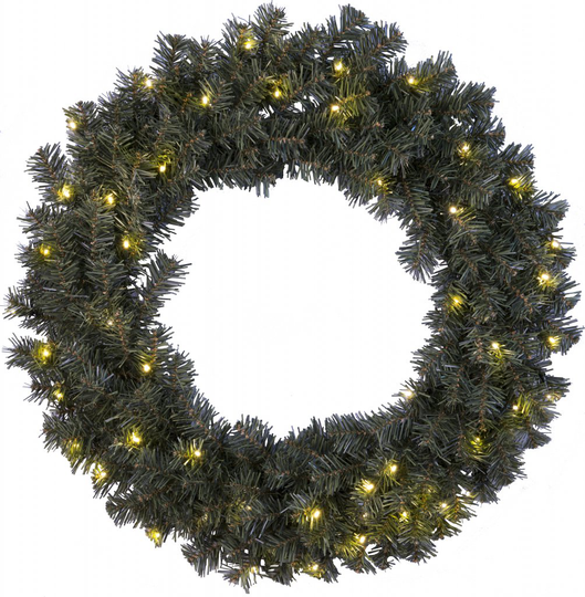 Ottawa wreath 70cm LED (vihreä)