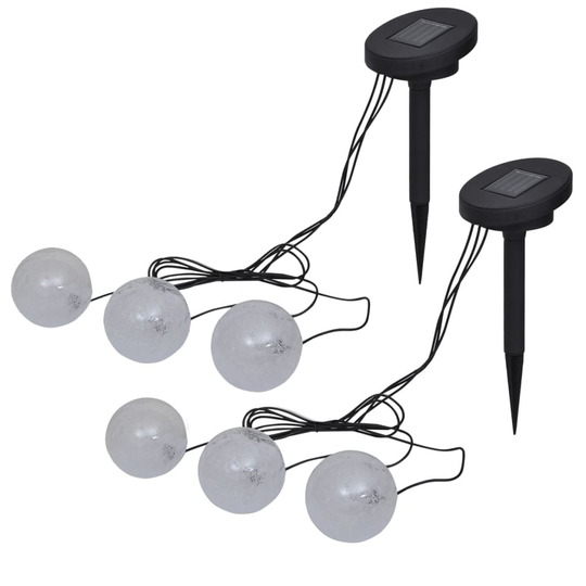 vidaXL Kelluvat lamput 6 kpl LED lampiin ja uima-altaalle