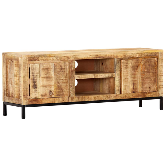 vidaXL TV-taso 118x30x45 cm täysi mangopuu