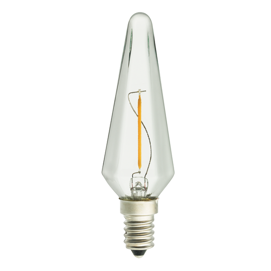 E14 Prisma klar 1W LED