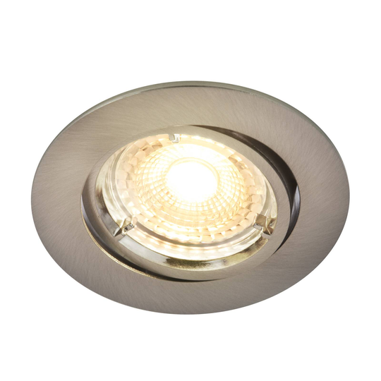 Carina-LED-kohdevalo, 2700K, dim tilt, nikkeli