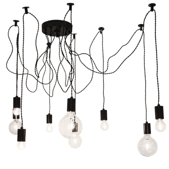 Spindelon ceiling lamp (musta)
