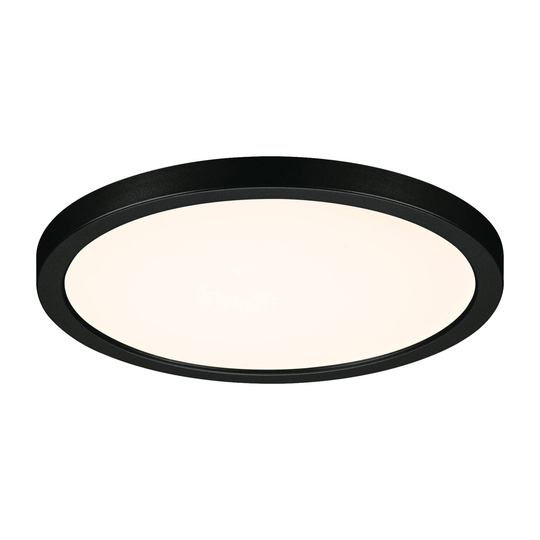 Paulmann Areo-LED-paneeli pyör musta 3000K Ø17,5cm