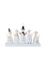 Sähkökynttelikkö Snowman 21 cm Valkoinen