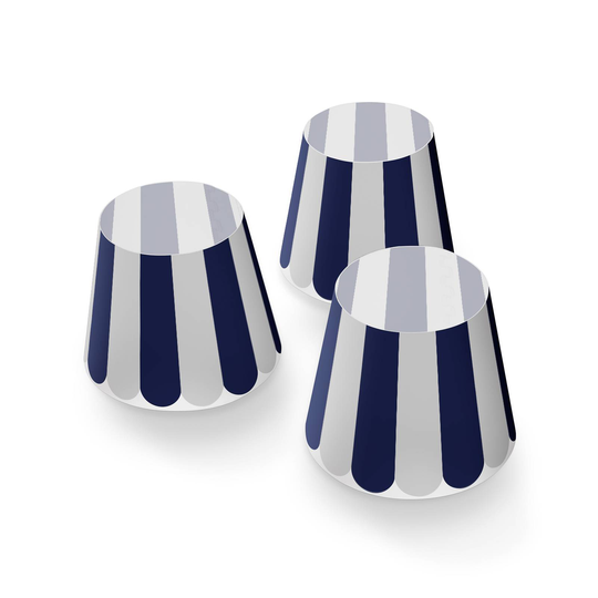Fatboy Mini Cappie-varjostimet, 3 kpl, Blue Shades