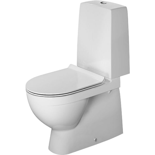 Duravit Durastyle WC-pytty valkoinen, S-lukolla, ilman istuinta
