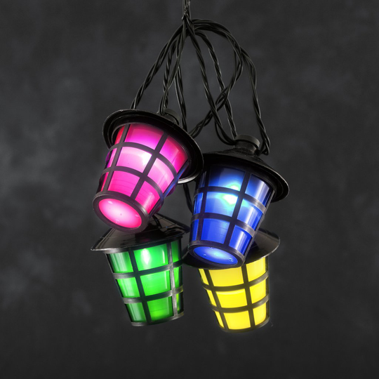 Part trail 48L colored lanterns (monivärinen)
