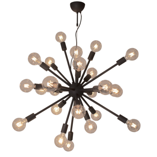 Leo ceiling light (musta)