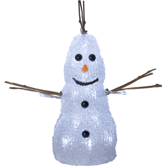 Decoration Snowman (valkoinen)