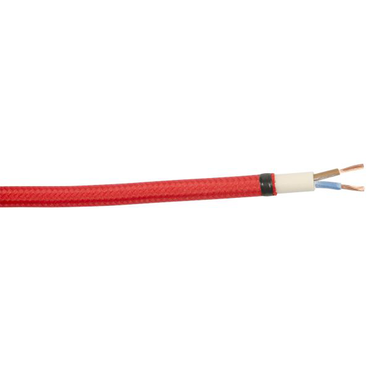 Gelia 4070810052 Tekstiilijohto SKK, 2X0.75, 3 m Punainen