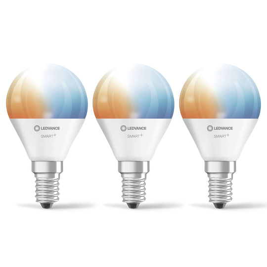 LEDVANCE SMART+ WiFi E14 4,9W pisara CCT 3 kpl