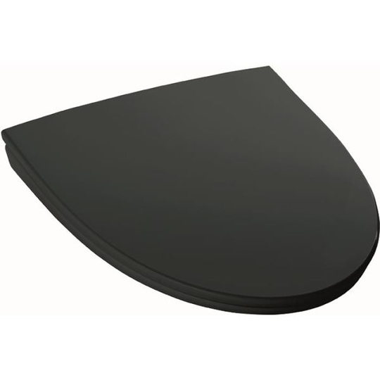 IDO Glow 91570 WC-istuinkansi musta, soft close