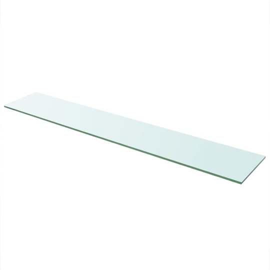 vidaXL Hyllypaneeli Kirkas lasi 110x20 cm