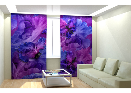Kuvaverhot FLOWER PERHONEN 300x260 cm
