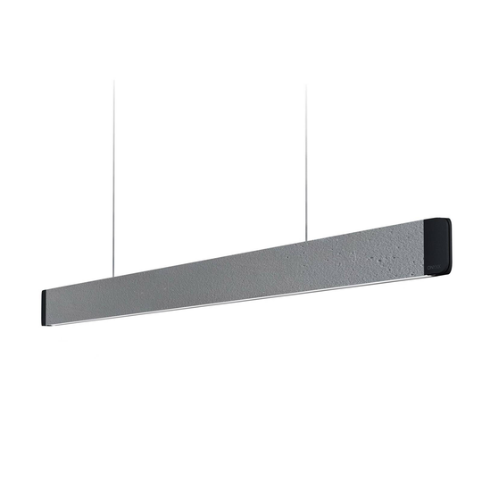 GRIMMEISEN Onyxx Linea Pro-riippuvalo betoni/musta