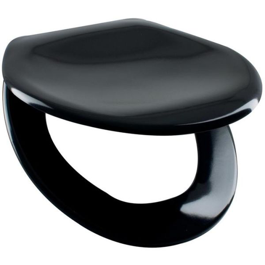 Arrow Opal Deluxe WC-istuinkansi musta, softclose