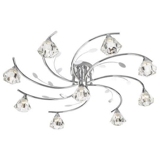 Sierra 9 ceiling light (Kromattu / kiillotettu)
