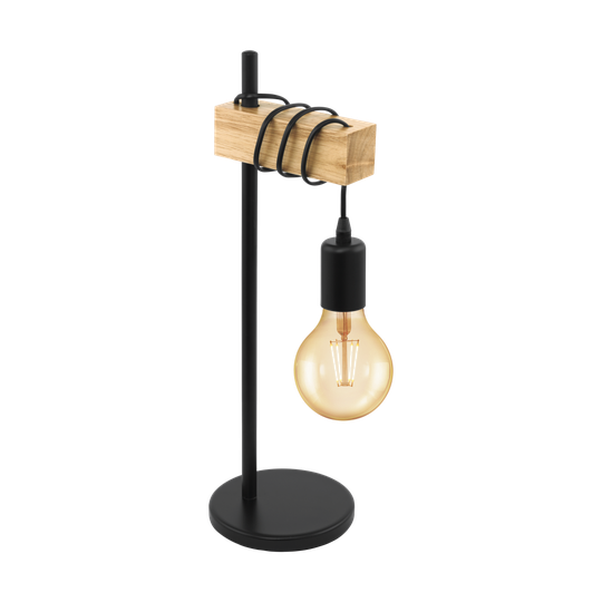 Townshend table lamp (musta)