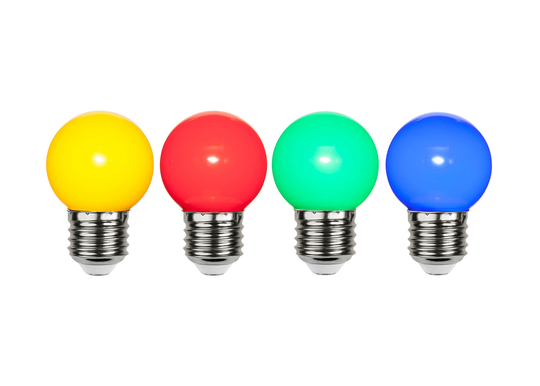 Koristeellinen LED-lamppusarja E27, 1W ulkokäyttöön