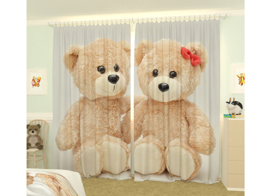 Kuvaverhot EDDY BEARS 300x260 cm