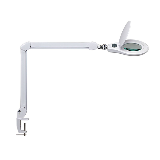 LED-suurennuslasivalaisin MAULsource, himmennys