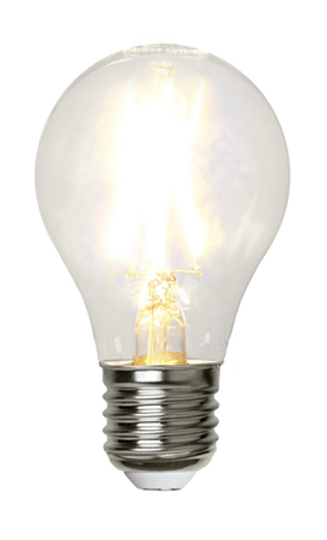 E27 Normallampa klar LED 2W (Läpinäkyvä)