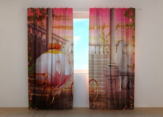 Pimennysverho CARRIAGE FOR A PRINCESS 240x220 cm