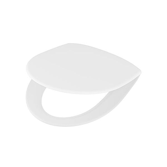 Ifö Spira WC-istuinkansi kromatuilla kiinnikkeillä valkoinen