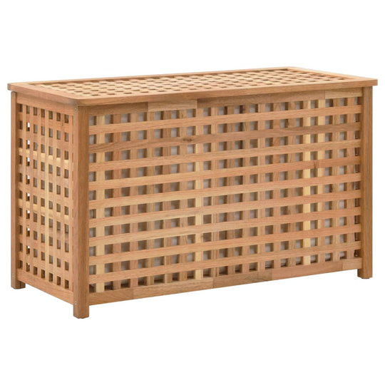 vidaXL Pyykkiarkku 77,5x37,5x46,5 cm pähkinäpuu