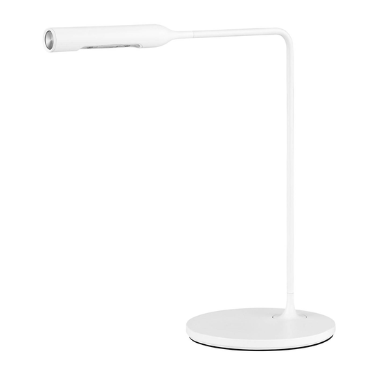 Lumina Flo Bedside -LED-pöytälamppu, valkoinen