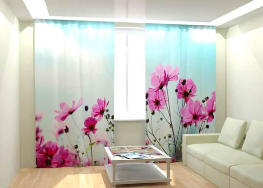 Kuvaverhot MORNING FLOWERS 300x260 cm
